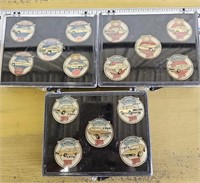 Nascar date hat pins