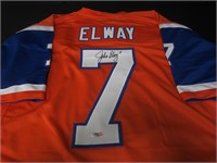 JOHN ELWAY SIGNED AUTOGRAPHED JERSEY COA