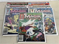 7 Marvel Comics Magik #'s1,2,3 plus others