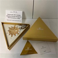 Swarovski 2011 SCS ltd ed Golden Shadow Ornamen