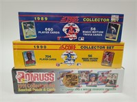 Lot of 3 Sealed Baseball Card Sets