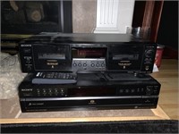 Sony Cassette Player and CD Player
