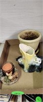 SMALL PLANTERS, CANDLEHOLDER