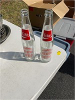 Vintage coke bottles orioles championship bottles