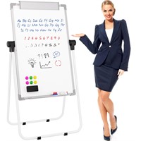 MaxGear Large White Board with Stands, 36" x 24" B