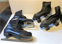 Vintage Roller Skates & Ice Skates