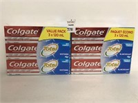 6 PCS OF 120ML COLGATE WHITENING TOOTHPASTE