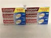 6 PCS OF 120ML COLGATE WHITENING TOOTHPASTE