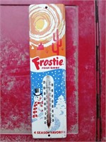 Frosty root beer thermometer 3 in x 12 in