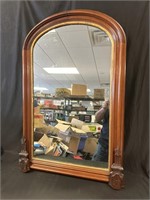 Vintage to Antique Wood Wall Mirror - Great Look