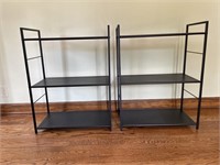 2 Metal Storage Shelves (C)