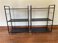 2 Metal Storage Shelves (A)