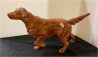 Cast-iron doorstop of a retriever. Measures 15