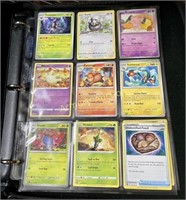 2 PAGES OF POKEMON CARDS IN ZIP UP HOLDER