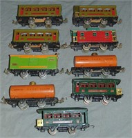 Clean 9Pc Lionel Rolling Stock Lot