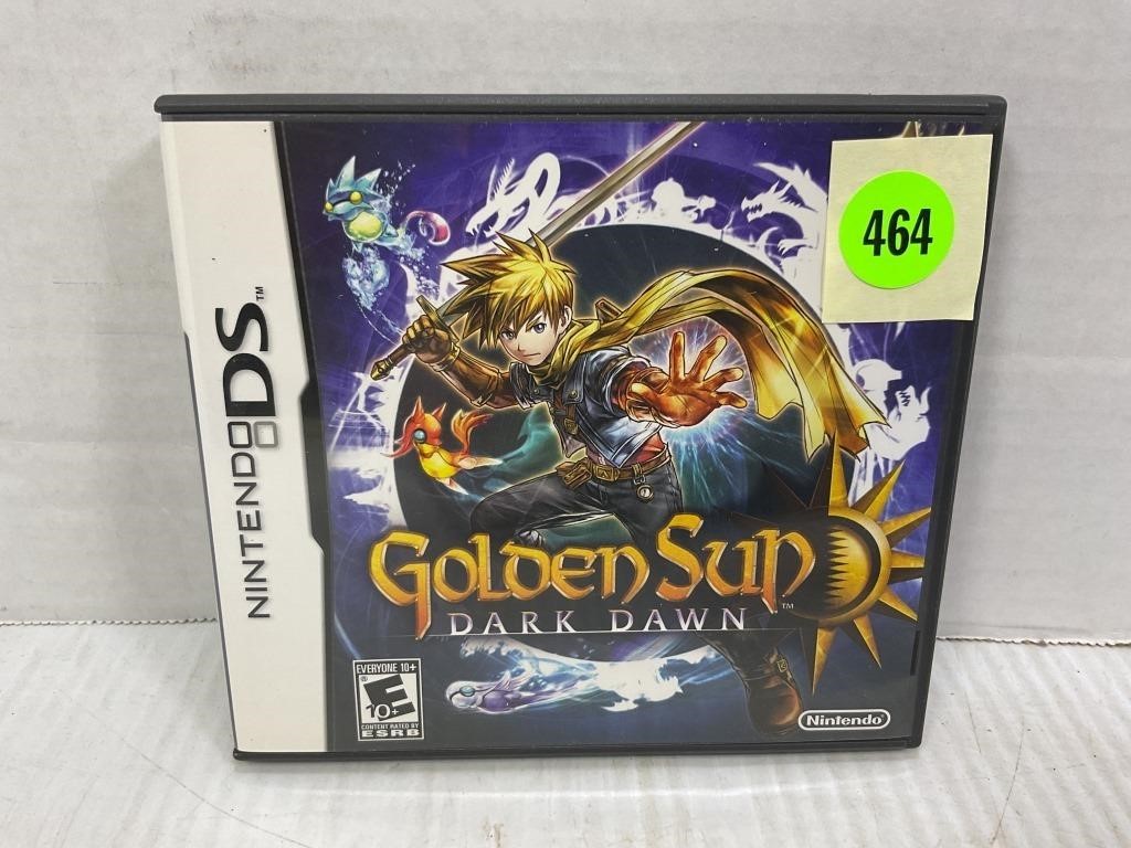 GOLDEN SUN DARK DAWN DS GAME IN CASE - TESTED