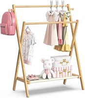Bamboohomie Kids Clothing Rack, Small Clothes Rack