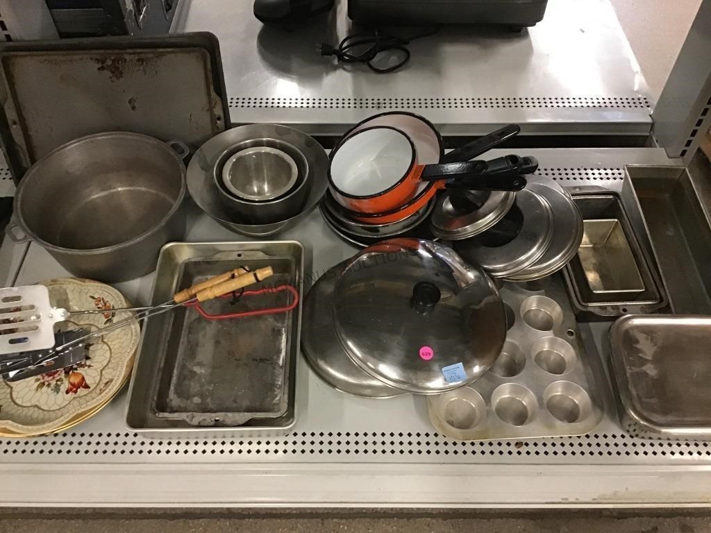 Vintage cookware pots and pans and more