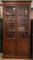 Furniture Vintage Tall Display Cabinet