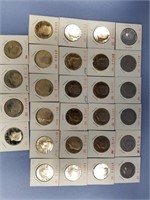 Lot of 28 of proof Kennedy halves,             (33