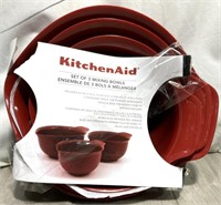 Kitchenaid Set Of 3 Mixing Bowls