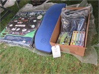 Poker Table, Badminton Set, Golf Balls, Etc