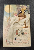 1911 John Winsch Embossed Hallowe'en Time Postcard