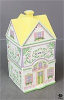 The Lenox Village Porcelain Cookies Canister