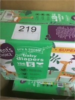 2 CTN SIZE 5 DIAPERS