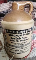 Vintage Blue Racoon Mountain Alabama Syrup