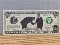 Obama bow Banknote