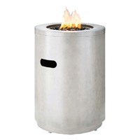 New CANVAS fairmonte outdoor faux concrete fire pi