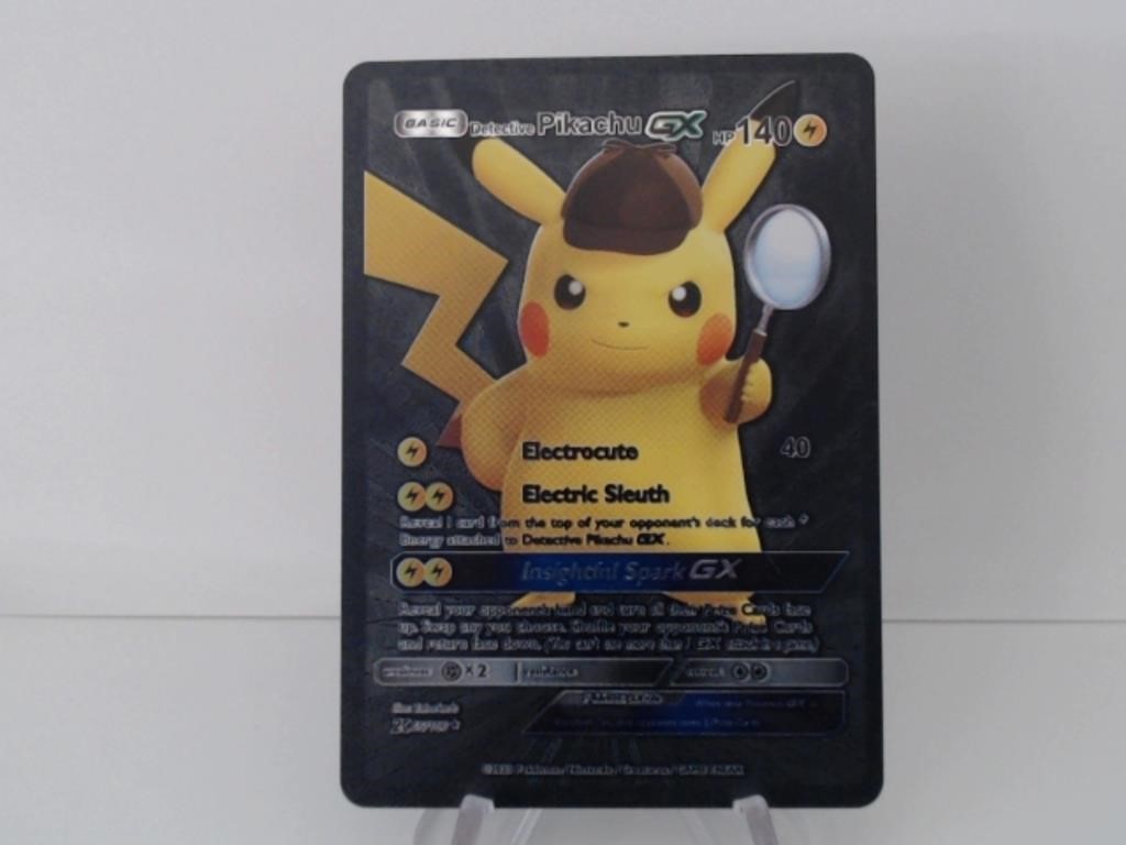 Pokemon Card Rare Black Detective Pikachu GX