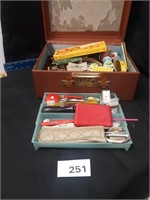 Vintage Sewing Box Full of Goodies