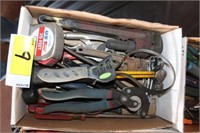 Pipe wrenches, hammer, wrenches, etc