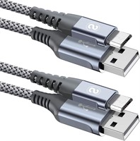 Micro USB Cable Android Charger [2Pack 6.6ft]