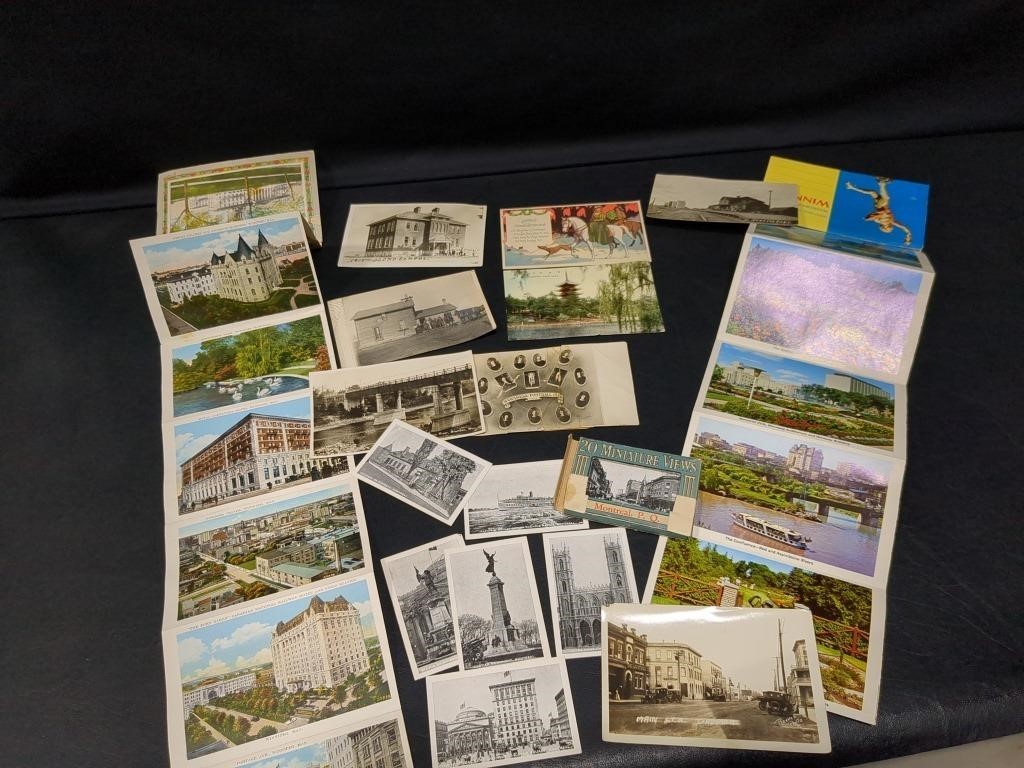 Vintage post cards, Miniature Views postcards