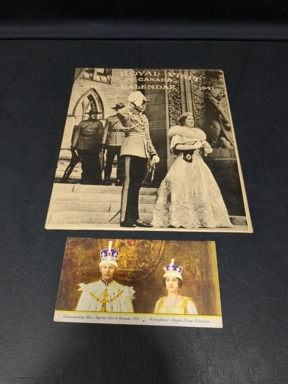 The Royal Visit to Canada Calendar 1940/1941,
