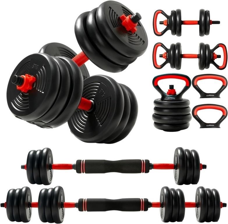 4-IN-1 Adjustable Dumbbells Set