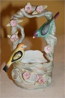 Lefton (Japan) Birds on Wishing Well Basket