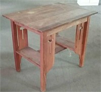 Small Oak Library table , the top has some marks