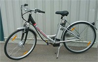 Bike with motor and battery run