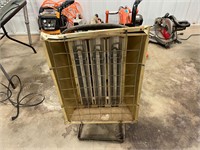 Large Electric Heater On Wheels