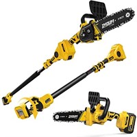 (No SAW ) IMOUMLIVE 2-in-1 Cordless 8" Pole Saw &