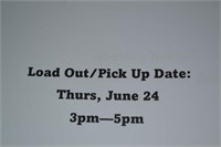 Load/Out  Thurs, June 24, 3:00pm to 5:00pm