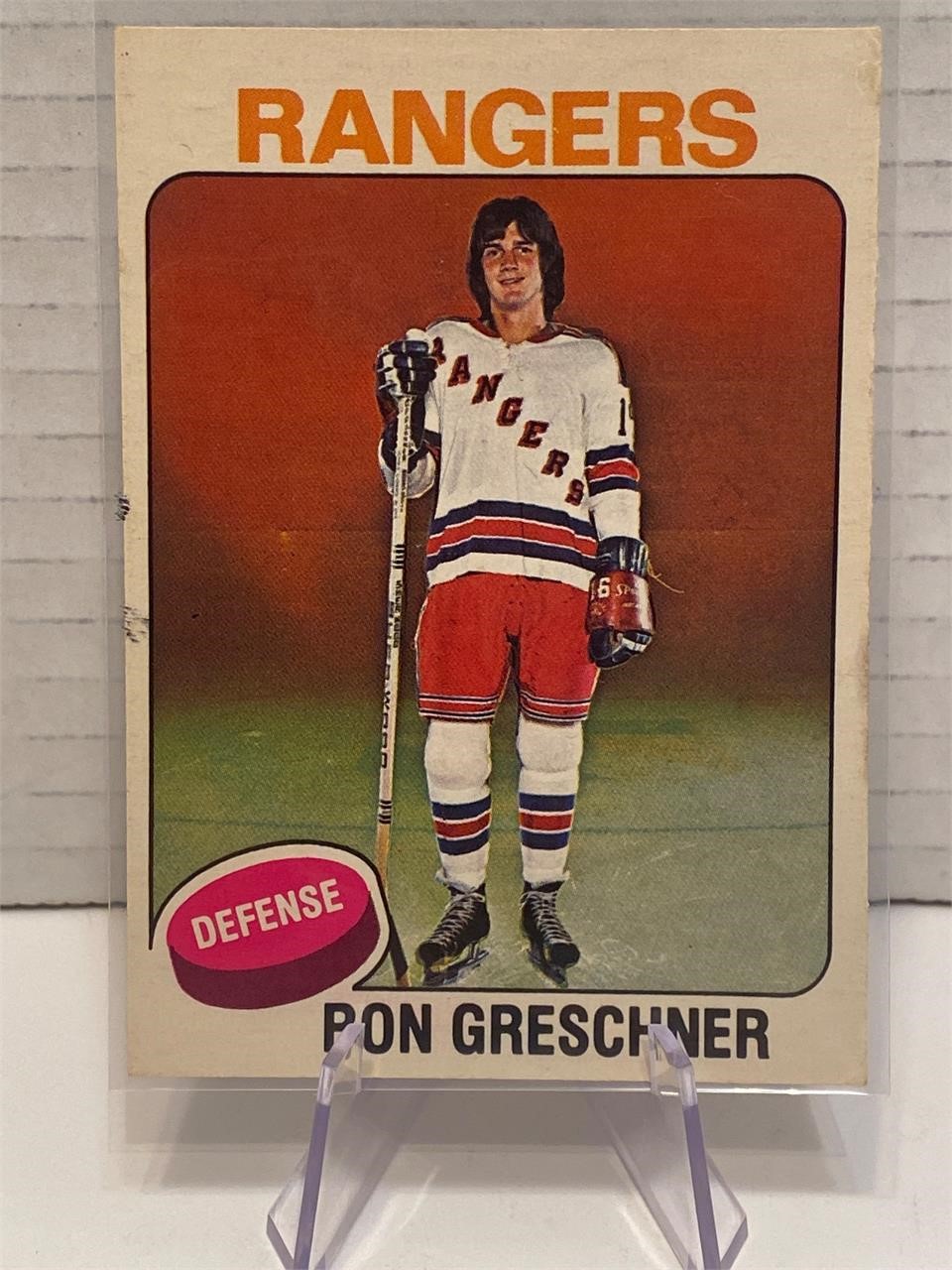 Ron Greschner 1975/76 Rookie Card