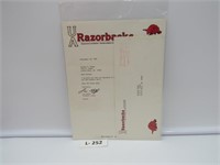 Lou Holtz 1981 Razorback Letter