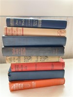 8 VINTAGE HARDBACK FICTION