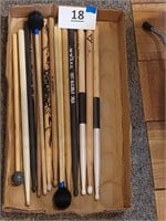 Lot of drum sticks