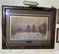 Framed Print - "When the Lonesomes Set In"
